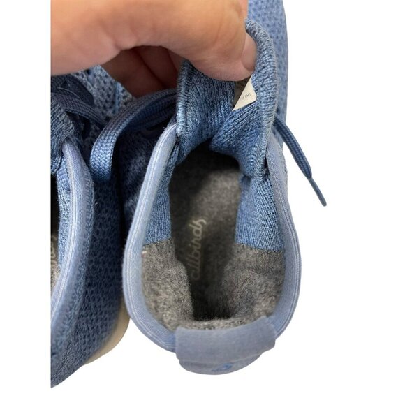 Allbirds TT Tree Toppers Tide Pool Blue Lace Up Hi Top Sneakers Women's Size 8 - Picture 8 of 9